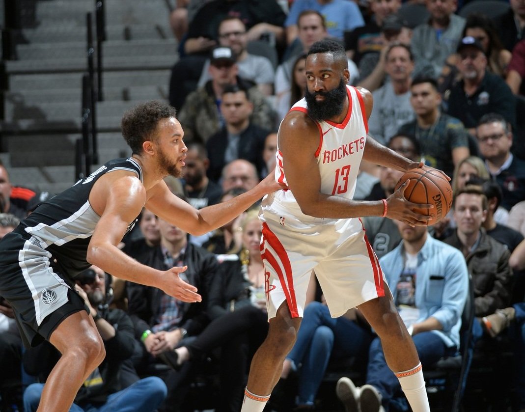 NBA火箭哈登不累 馬刺難得主場翻船