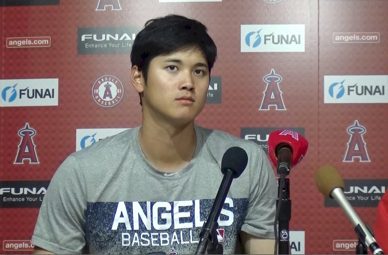 大谷翔平二壘安打及保送上壘 無助天使止敗