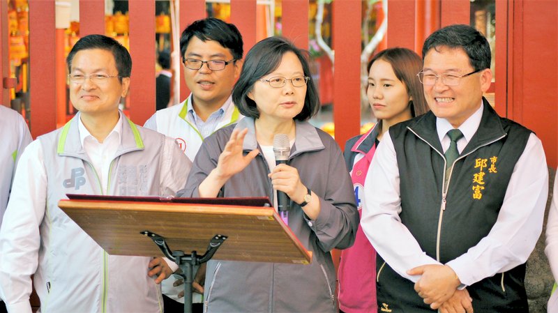 蔡總統籲票投魏明谷 再現彰化風華