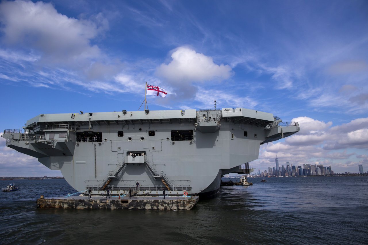 對中國加大施壓 英航艦明年派往亞洲