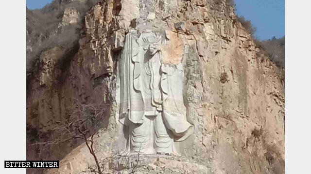 世界最高摩崖石刻觀音 遭中共下令炸毀