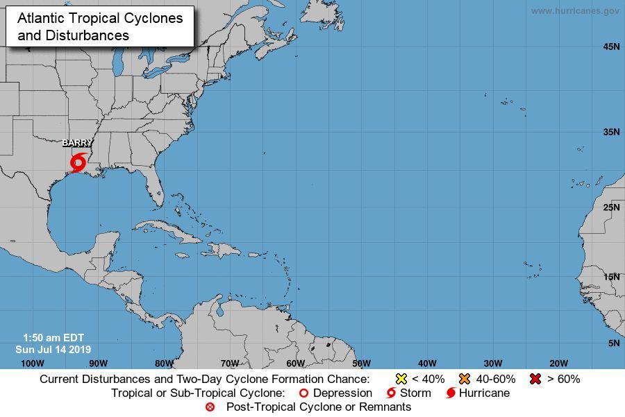 熱帶風暴巴瑞來襲 美國路州嚴防豪雨龍捲風災情