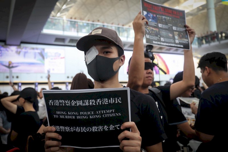 香港抗爭越演越烈 美支持民主籲避免暴力