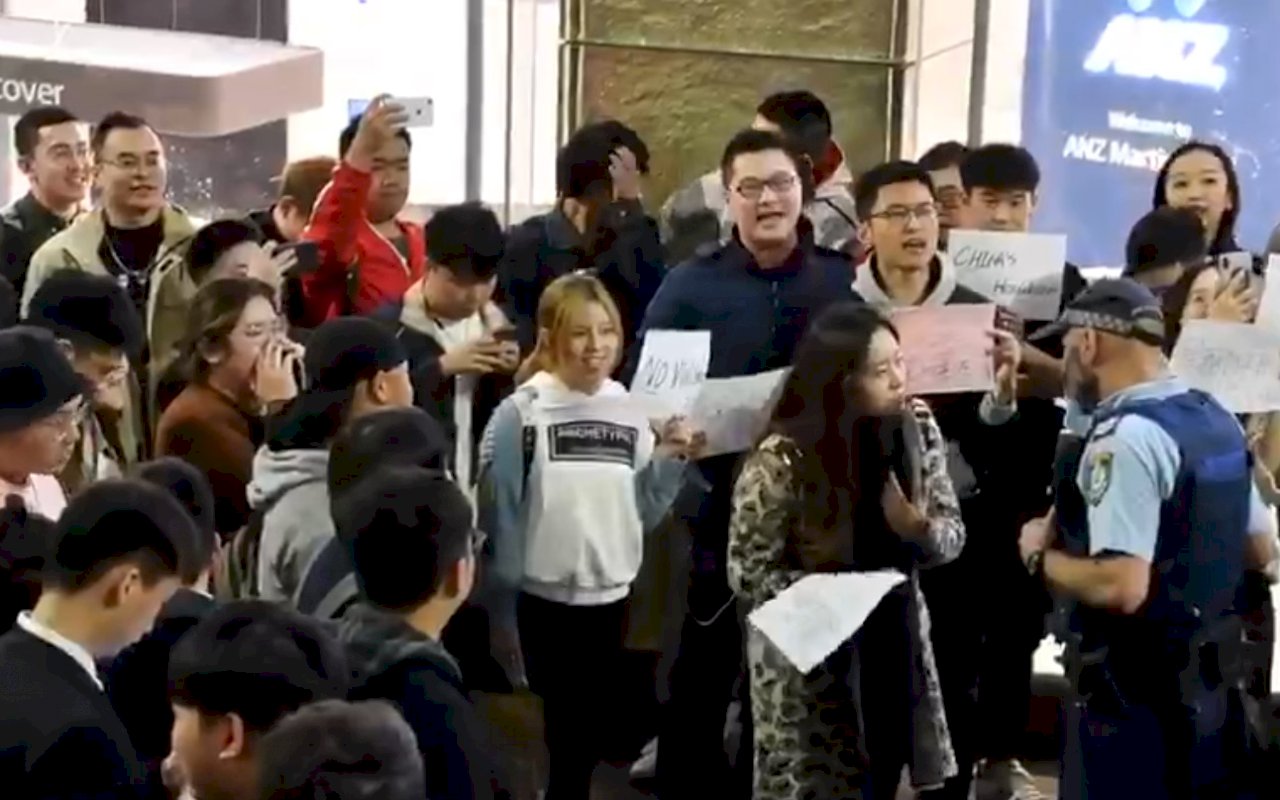 反送中延燒澳洲 支持中國民眾上街示威