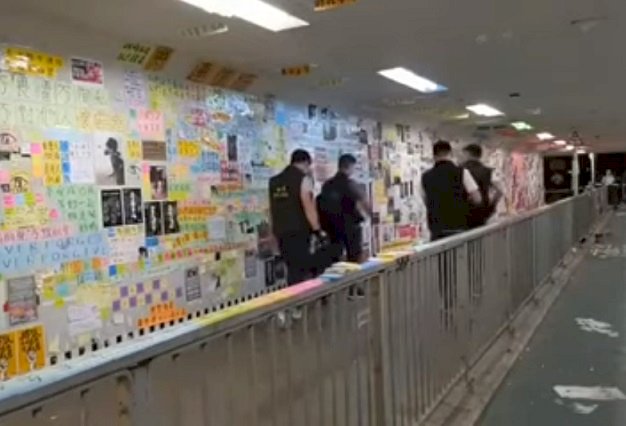 港連儂牆砍人嫌犯被捕 不滿示威影響生計