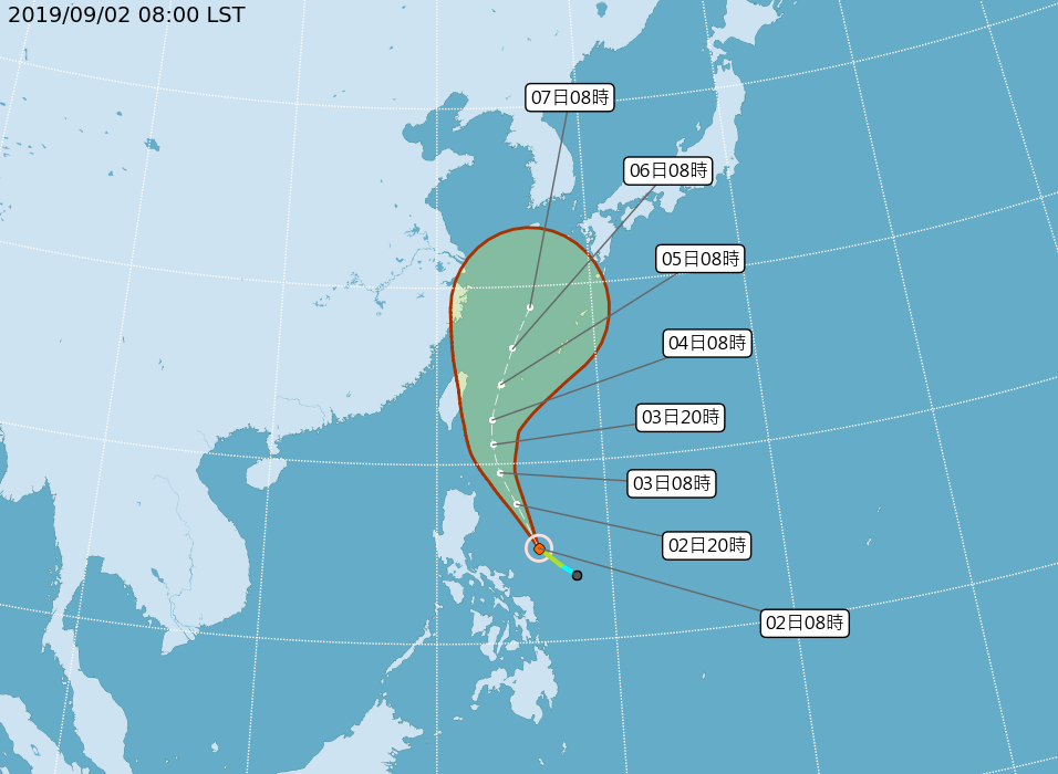 玲玲颱風生成 外圍環流3日晚影響台灣