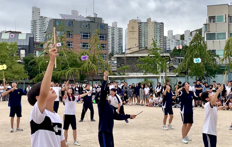 台灣文化教師前進首爾 傳承學子民俗體育