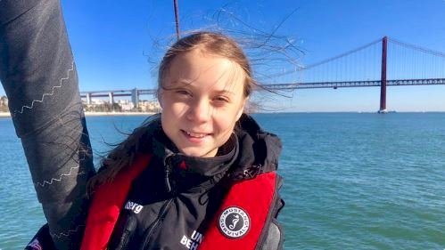 環保少女桑柏格完成跨洲之旅 抵馬德里峰會
