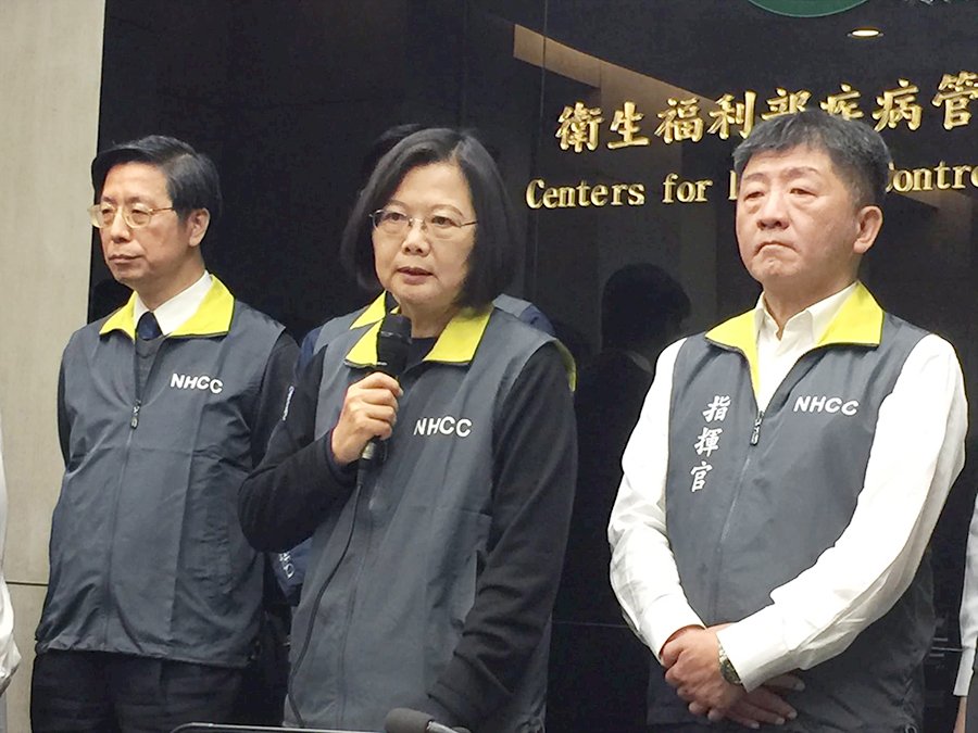 總統：武漢肺炎威脅 全力以赴守護全民健康