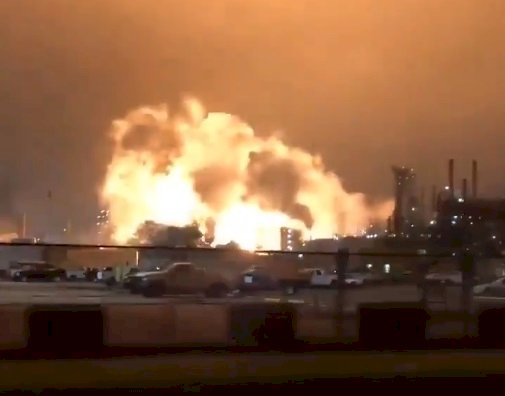 美國路州煉油廠爆炸 幸無傷亡