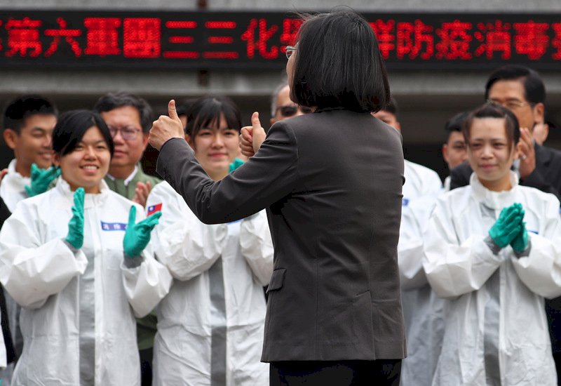 防疫滴水不漏 總統盛讚33化學兵群為國人築起防疫堡壘