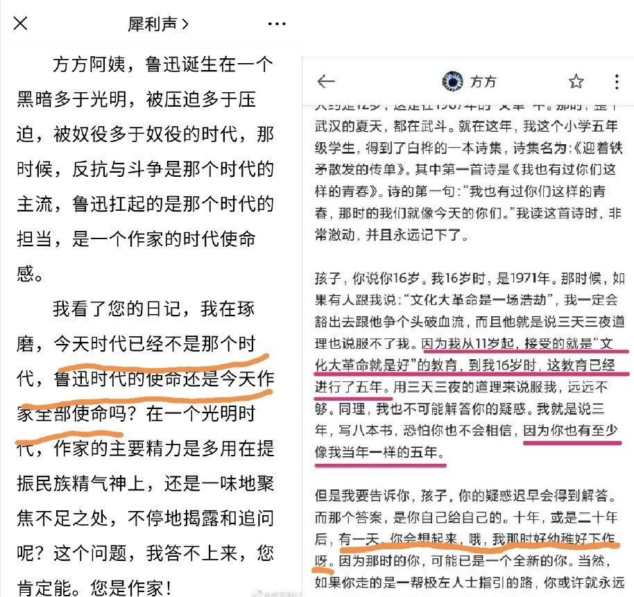 武漢日記作者方方遭發信攻擊 網友接力創意反擊