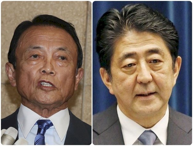 避免同時感染 日相安倍與副相不同場開會