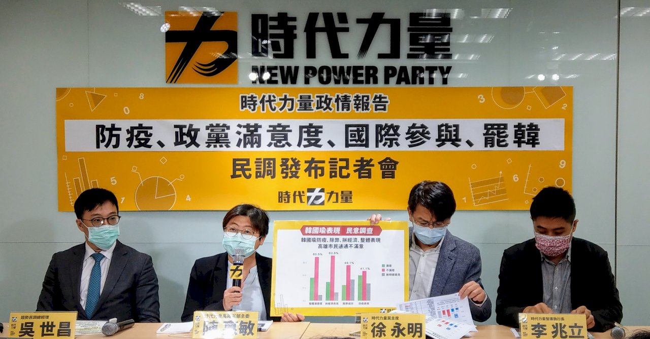時力民調：52%贊成罷韓 66%會出門投票