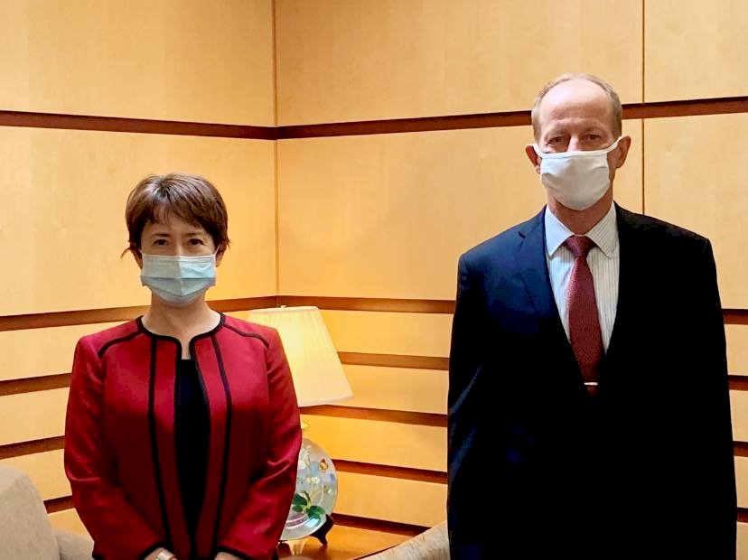 蕭美琴會晤美國務院亞太助卿 期待推進台美關係
