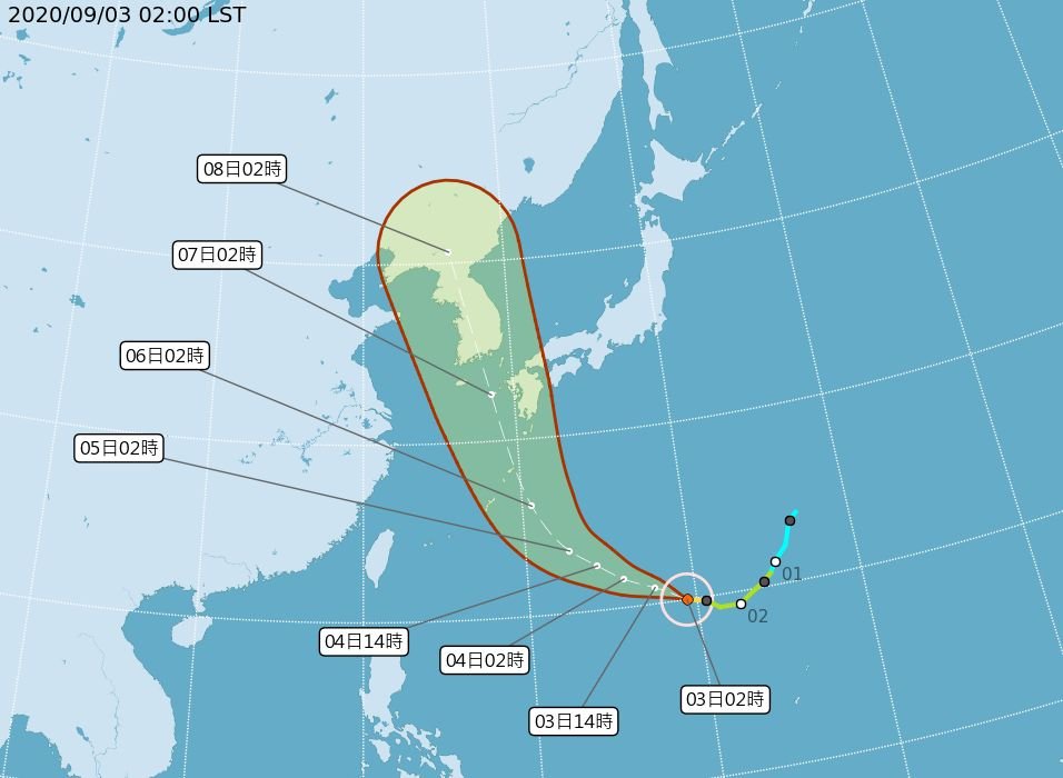 海神可能增為強颱朝撲日韓  對台無直接影響