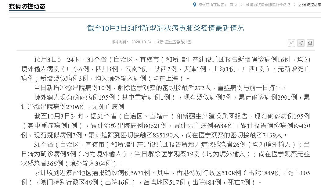 中國新增16例武漢肺炎確診 皆境外移入