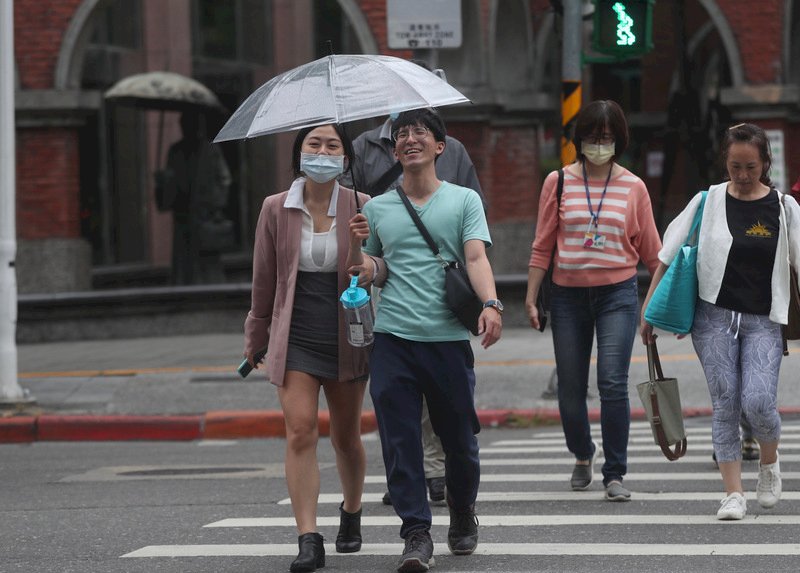 再現降雨機會  東半部及南部明局部有較大雨勢