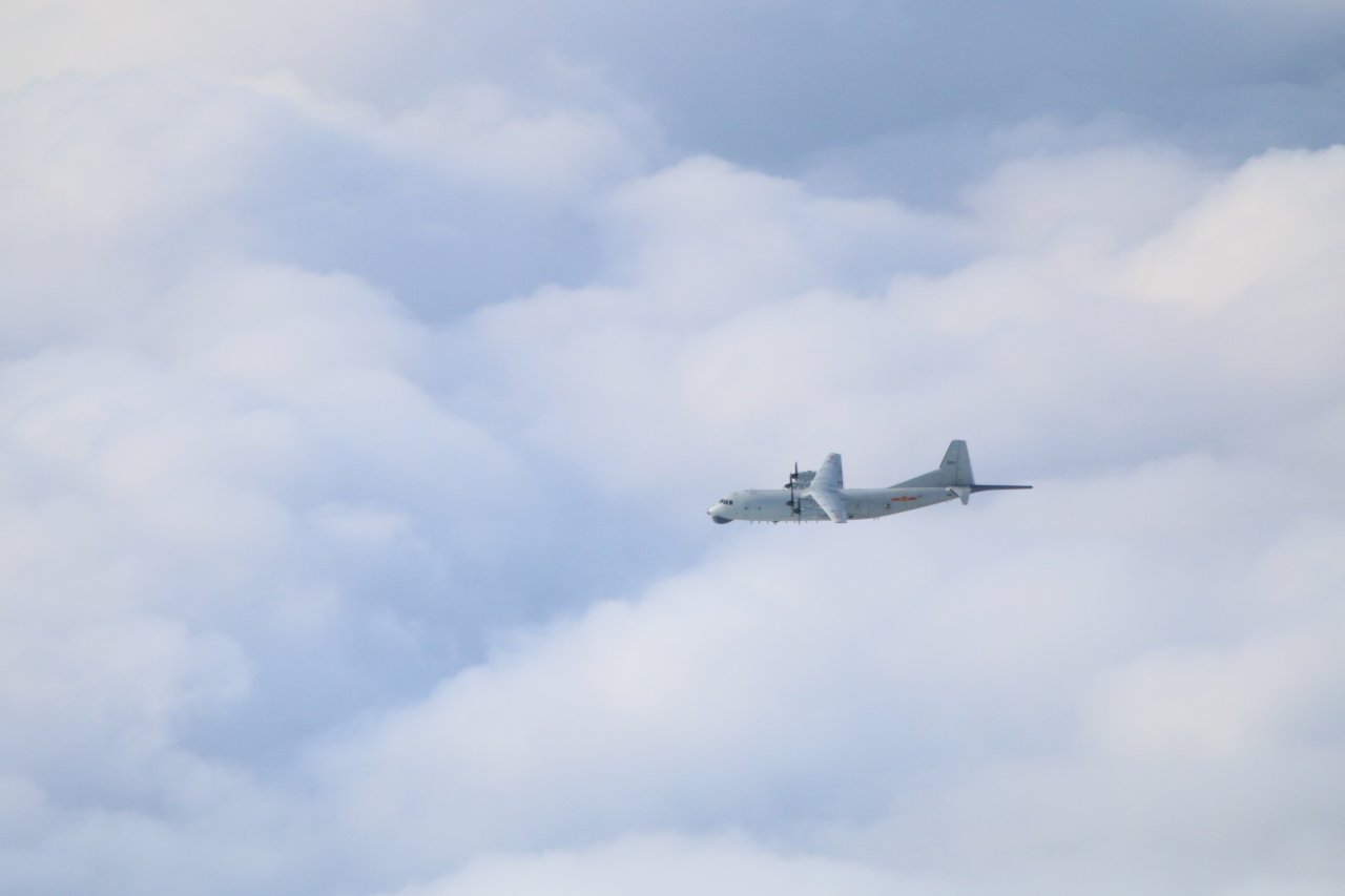 沉寂5天 共軍1架運8反潛機擾台