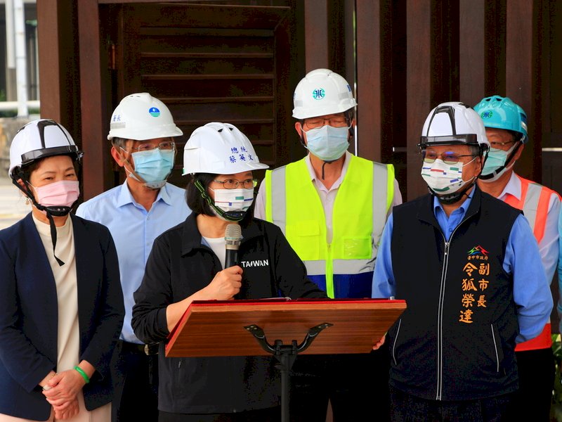 總統赴台中視導抗旱水源應變 盼降低對民眾、產業衝擊