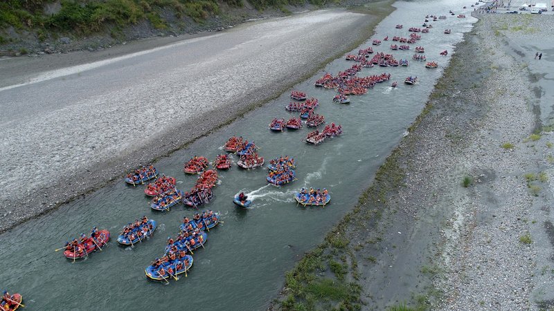 秀姑巒溪泛舟鐵人賽 &nbsp;享受山海美好風光