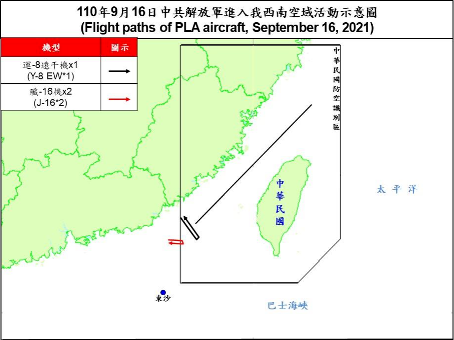 3架共機擾台ADIZ 空軍兵力應對