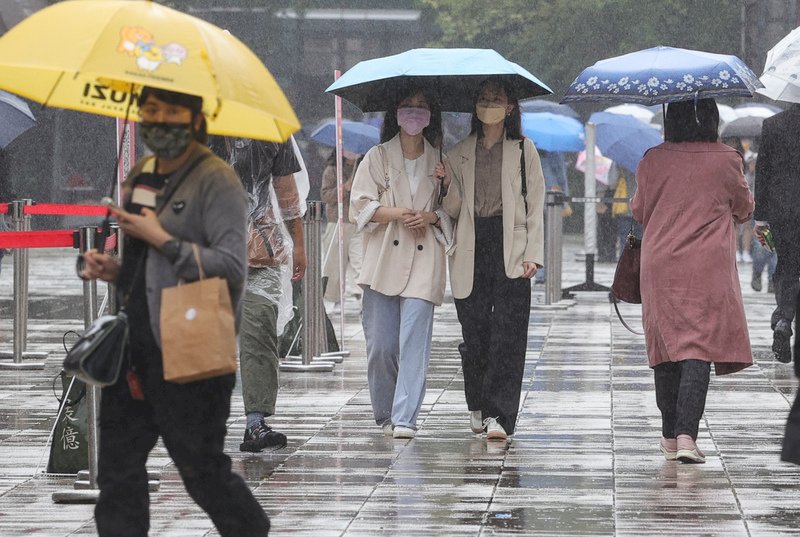 各地局部較大雨勢 整天感受有涼意