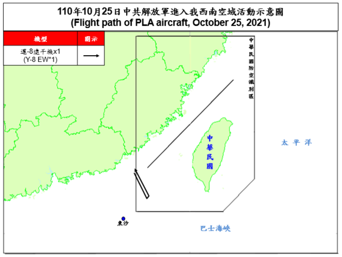 共軍1架運8遠干機擾台 &nbsp;防空飛彈追監