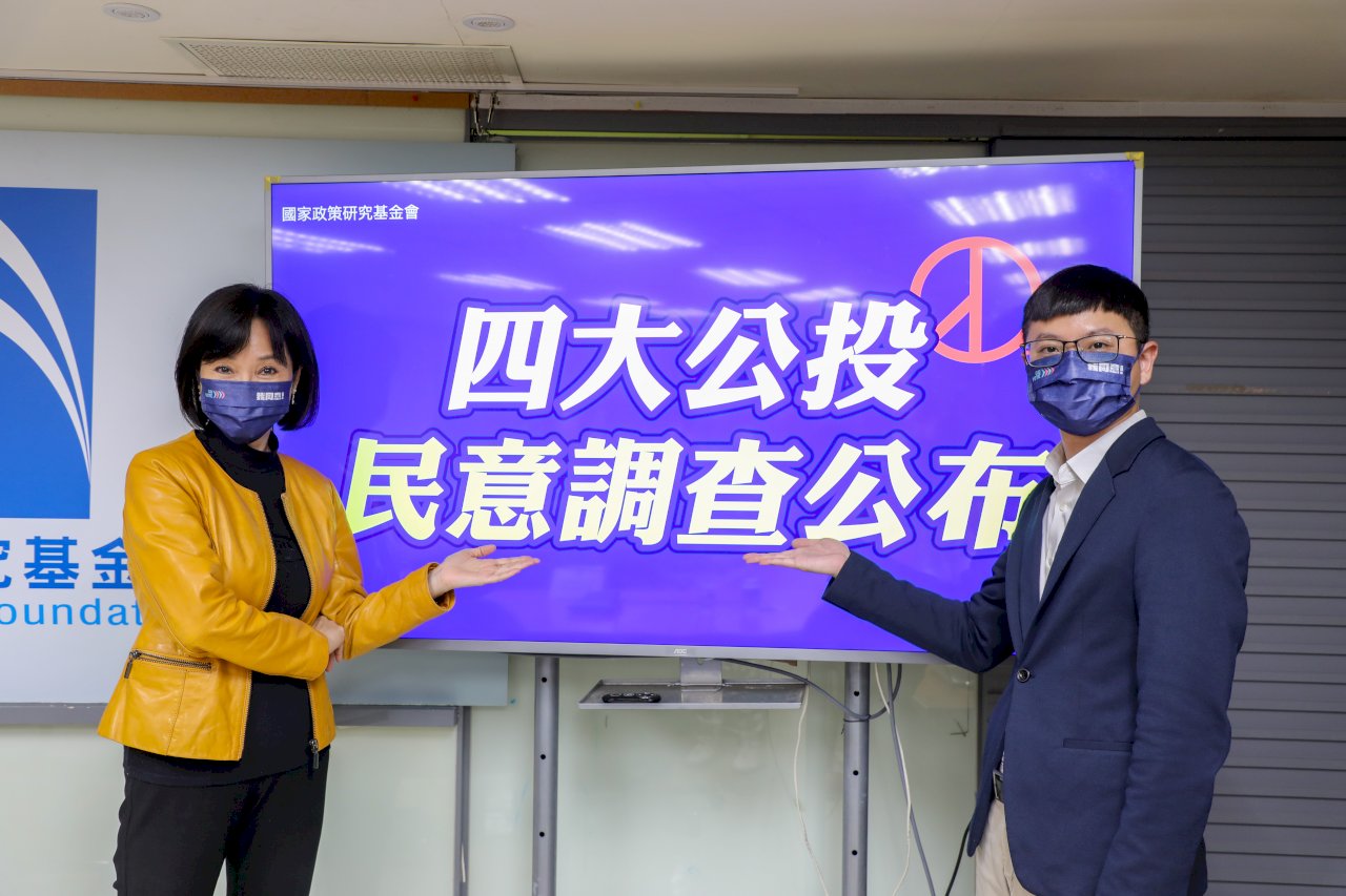 藍智庫四大公投民調3：1 「重啟核四」不同意領先