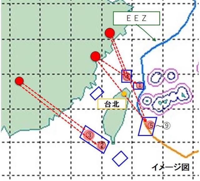 日防衛省稱中國4枚飛彈越台灣上空 國防部：即時掌握