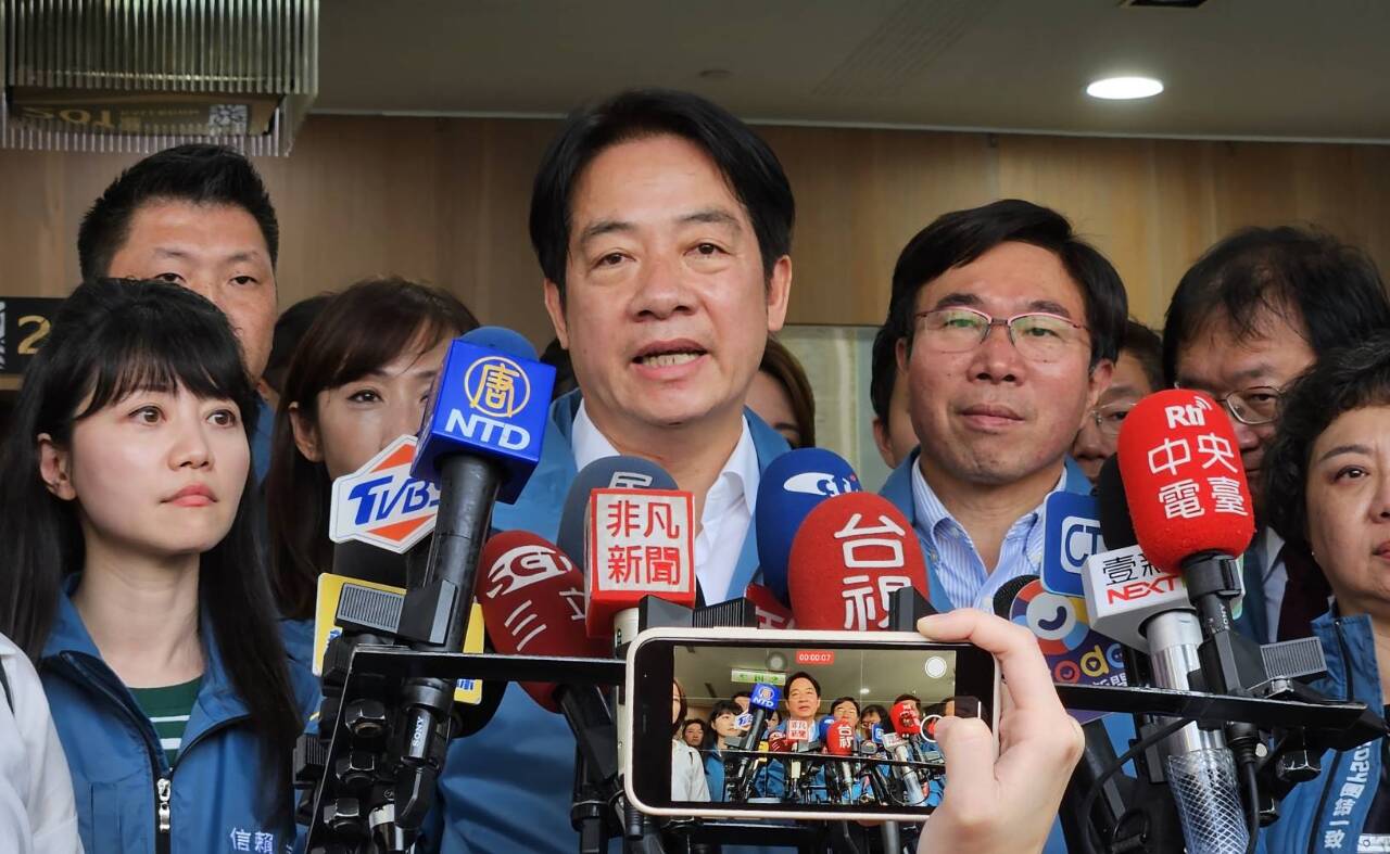 民調落居第二 賴清德：目前的確較逆風 會嚴肅面對
