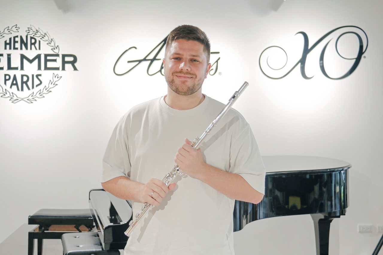 國際長笛金星馬特維．德敏首訪台  一展鐵肺實力