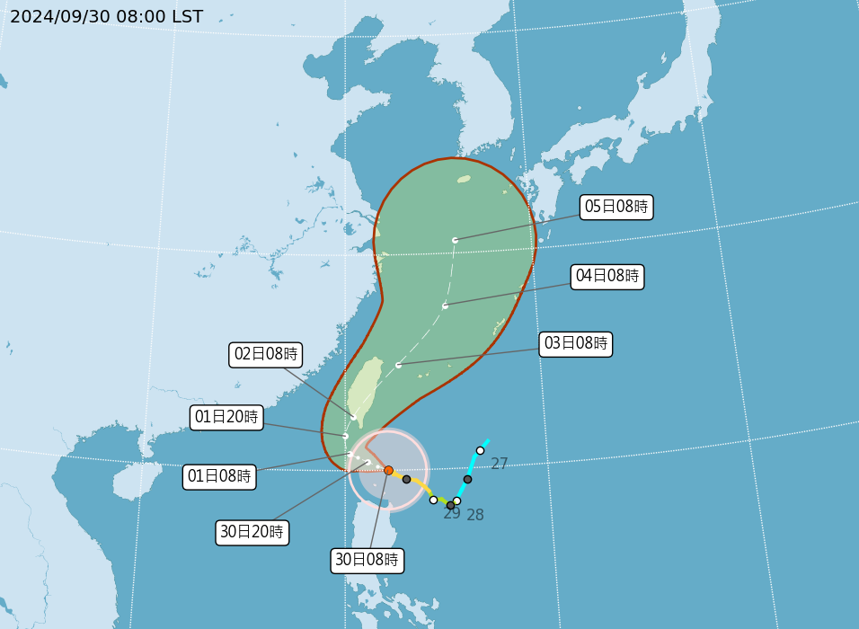 風力達標 屏東恆春半島6鄉鎮下午停班課