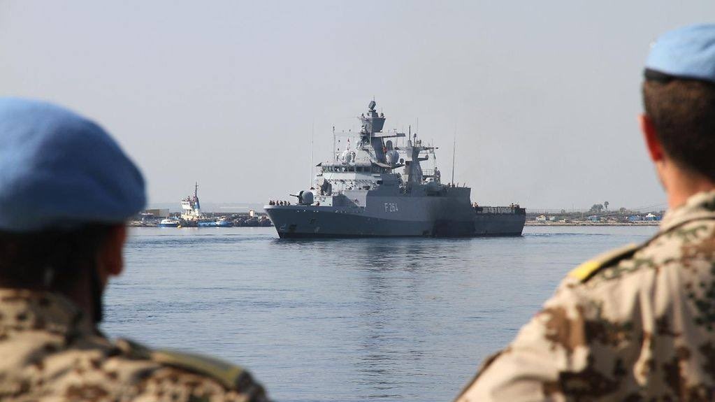 聯黎部隊德國軍艦 黎巴嫩沿海擊落一架無人機