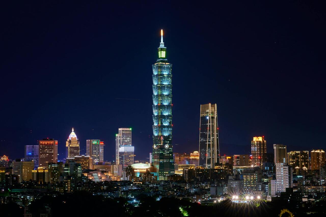 TEAM TAIWAN 台北101點燈為台灣隊集氣