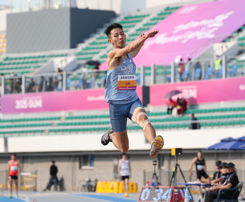 林昱堂亞錦賽跳遠鍍銀 明年亞運要討回獎牌